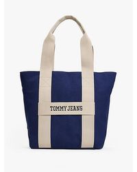 Tommy Hilfiger - Zweifarbige Tote-Bag Im Retro-Design - Lyst