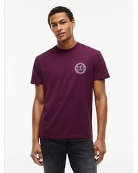 Tommy Hilfiger - Tommy Jeans Wavy Flag Back Logo Jersey T-Shirt - Lyst