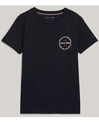 Tommy Hilfiger - Adaptive Slim Jersey T-shirt Met Cirkellogo - Lyst