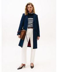 Tommy Hilfiger - Single-Breasted Jas Met Kasjmier - Lyst
