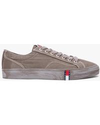 Tommy Hilfiger - Archive Flag Stripe Washed Canvas Trainers - Lyst