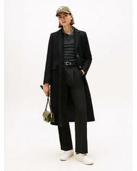 Tommy Hilfiger - Abrigo Largo De Mezcla De Lana Con Cachemir - Lyst
