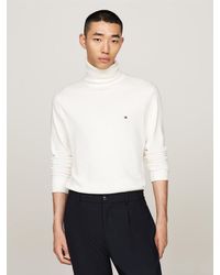 Tommy Hilfiger - Roll Neck Jumper With Cashmere - Lyst