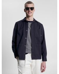 Tommy Hilfiger - Twill Relaxed Fit Shirt Jacket - Lyst