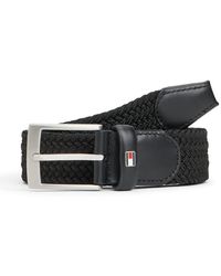 Tommy Hilfiger - Adan Tonal Braided Elastic Webbing Belt - Lyst