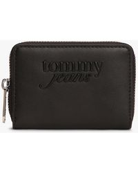 Tommy Hilfiger - Essential Logo Zip-Around Wallet - Lyst