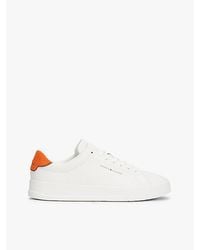 Tommy Hilfiger - Court-Sneaker Aus Leder Mit Logo - Lyst