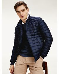 tommy hilfiger men's core lw packable down bomber jacket