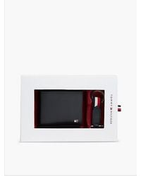 Tommy Hilfiger - Leather Credit Card Wallet And Key Fob Gift Set - Lyst