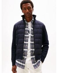 Tommy Hilfiger - Cazadora Smart Casual Con Mezcla De Texturas - Lyst