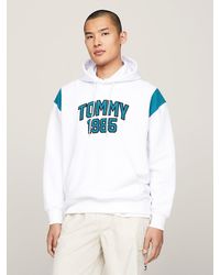 Tommy Hilfiger - Varsity Logo Relaxed Fit Hoody - Lyst