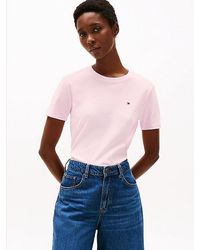 Tommy Hilfiger - Slim Fit T-Shirt Met Ronde Hals - Lyst