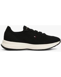 Tommy Hilfiger - Flag Embroidery Knit Trainers - Lyst