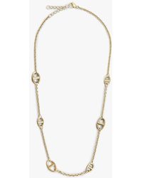 Tommy Hilfiger - Plated Mariner Chain-Link Necklace - Lyst