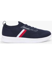 Tommy Hilfiger - Hilfiger Monotype Lightweight Knit Trainers - Lyst