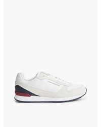 Tommy Hilfiger - Suede Lightweight Mesh Trainers - Lyst