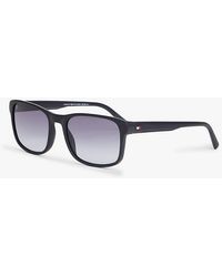 Tommy Hilfiger - Flag Rectangular Sunglasses - Lyst