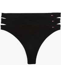 Tommy Hilfiger - Lot De 3 Strings Échancrés À Drapeau - Lyst
