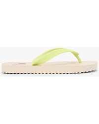 Tommy Hilfiger - Fine Cleat Embossed Logo Flip-Flops - Lyst