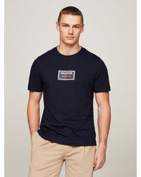 Tommy Hilfiger - Logo Print Jersey T-shirt - Lyst