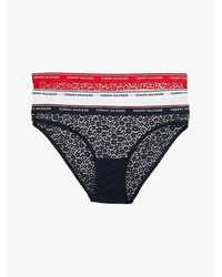 Tommy Hilfiger - Premium Essential Set Van 3 Slips Met Kant - Lyst