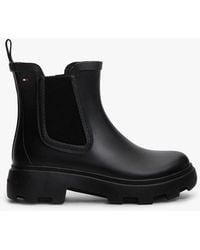 Tommy Hilfiger - Rubberised Flag Cleat Rain Boots - Lyst