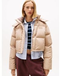 Tommy Hilfiger - Down Cropped Alaska Puffer Jacket - Lyst