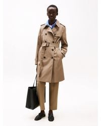 Tommy Hilfiger - Water Repellent Slim Trench Coat - Lyst