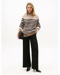 Tommy Hilfiger - Relaxed Fit Broek Met Wijde Broekspijpen - Lyst
