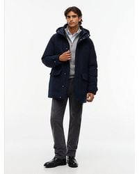 Tommy Hilfiger - Logo Patch Down Hooded Rockie Parka - Lyst