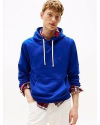 Tommy Hilfiger - Medium Weight Solid Fleece Hoodie Sweatshirt - Lyst
