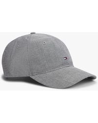 Tommy Hilfiger - Hilfiger Flag Embroidery Chambray Baseball Cap - Lyst