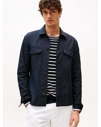 Tommy Hilfiger - Regular Fit Jacke Mit Knopfleiste - Lyst