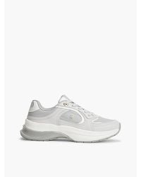 Tommy Hilfiger - Th Monogram Leather Chunky Trainers - Lyst
