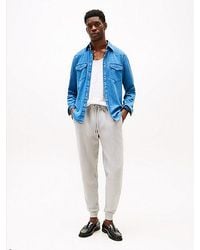 Tommy Hilfiger - Jogger Met Trekkoord En Geborduurde Vlag - Lyst