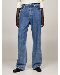 Tommy Hilfiger - Medium Rise Relaxed Straight Jeans - Lyst