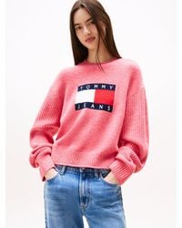 Tommy Hilfiger - Pull Décontracté À Drapeau Tommy - Lyst