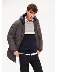 tommy hilfiger heavy canvas down jacket
