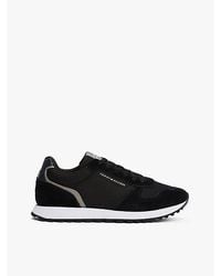 Tommy Hilfiger - Suède Sneaker Met Logo - Lyst