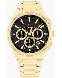 Tommy Hilfiger - Dial-Plated Stainless Steel Chain-Link Watch - Lyst