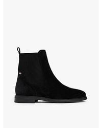 Tommy Hilfiger - Chelsea-Boot Aus Wildleder Mit Emaille-Flag - Lyst