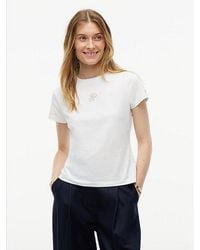 Tommy Hilfiger - Slim Fit Logo Embroidery T-Shirt - Lyst