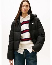 Tommy Hilfiger - Waterafstotend Ripstop Pufferjack Met Capuchon - Lyst