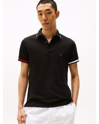 Tommy Hilfiger - Slim Fit Signature Cuff Polo Shirt - Lyst