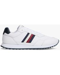 Tommy Hilfiger - Sneakers Signature Con Nastro Iconico E Pelle - Lyst