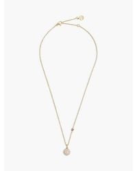 Tommy Hilfiger - Plated Stainless Steel Pavé Crystal Necklace - Lyst