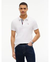 Tommy Hilfiger - Pure Cotton Slim Fit Polo Shirt - Lyst