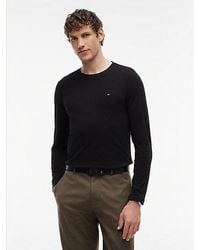 Tommy Hilfiger - Slim Jersey Long Sleeve T-shirt - Lyst