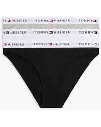 Tommy Hilfiger - Essential 3-Pack Repeat Logo Waistband Briefs - Lyst