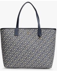 Tommy Hilfiger - Hilfiger Icon Th Monogram Jacquard Tote Bag - Lyst